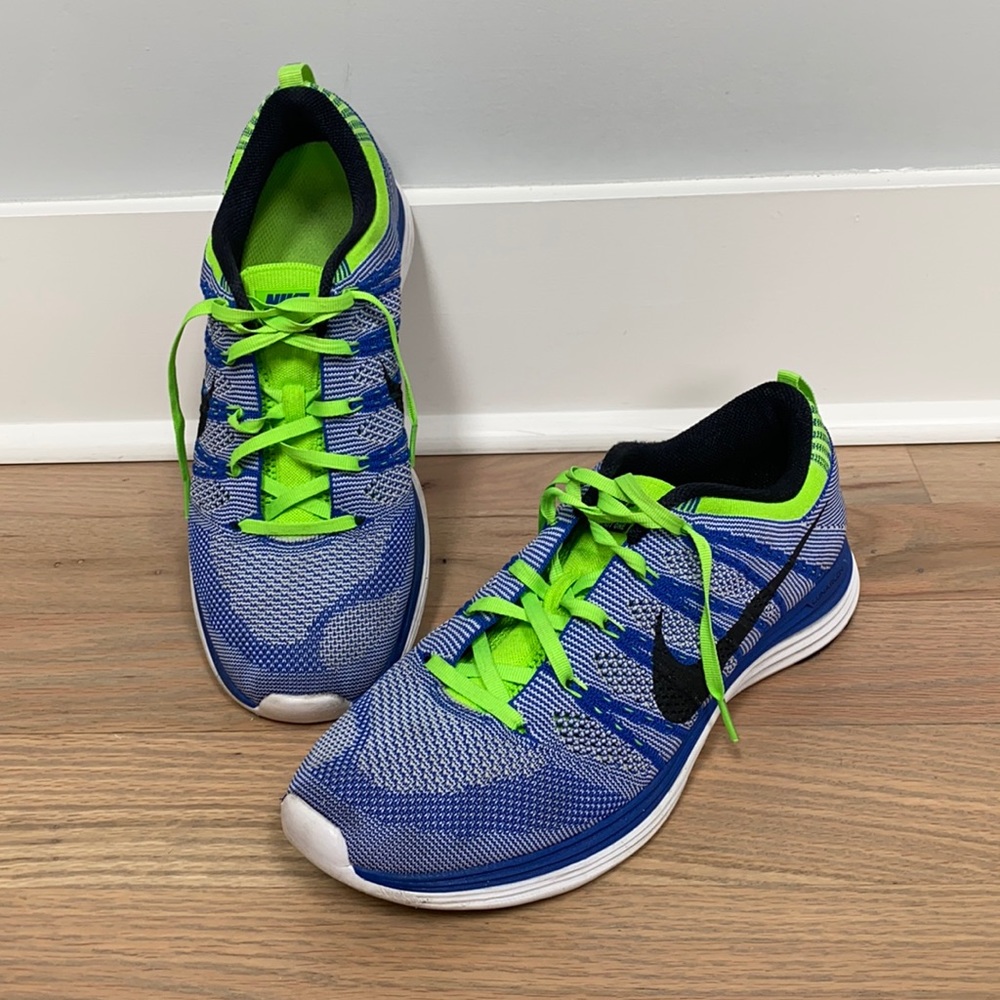 Blue Nike FlyKnit One